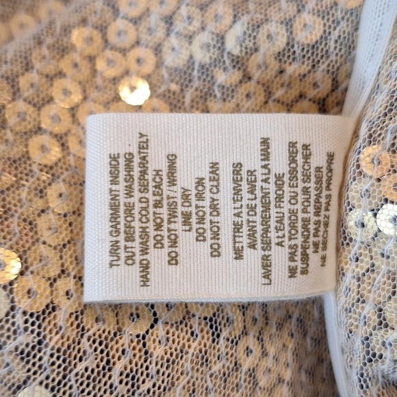 Intimately Free People Gold Sequin Holiday Dress SZ.XS-TP ✨ - Picture 15 of 16